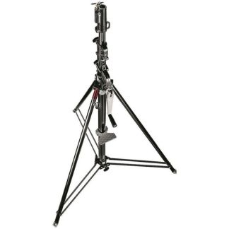 Manfrotto Geared Wind-Up Stand w/Safety Release Cable (Black)