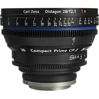 ZEISS 28mm/T2.1 Compact Prime CP.2 Cine Lens (EF/PL Mount)